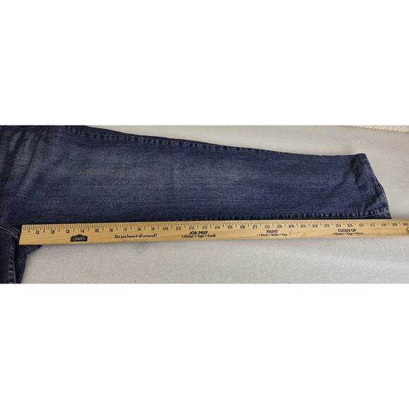 Eddie Bauer Women’s 14 Flannel Lined Jeans Dark Wash Straight Leg Stretch Winter - Picture 5 of 9